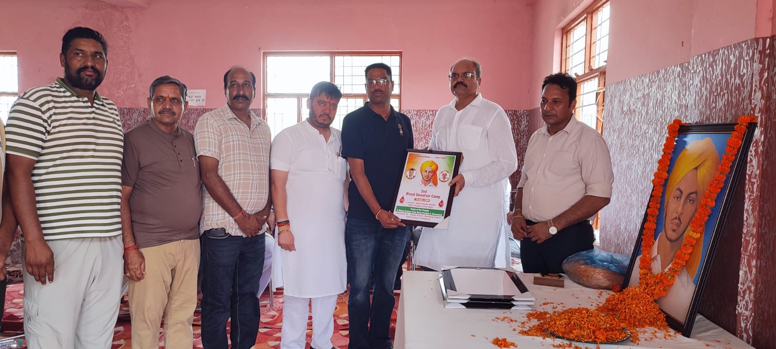 146 donors donated blood in the voluntary blood donation camp organized by Voice of the People and Blood Donors Club.